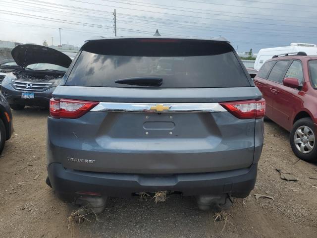 1GNERFKW7JJ119764 - 2018 CHEVROLET TRAVERSE LS GRAY photo 6