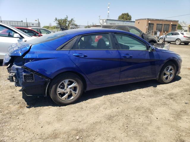 5NPLL4AGXNH072602 - 2022 HYUNDAI ELANTRA SE BLUE photo 3