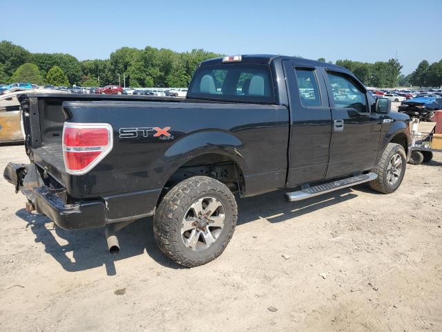 1FTFX1EF9CFA17051 - 2012 FORD F150 SUPER CAB BLACK photo 3