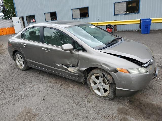 1HGFA15846L114863 - 2006 HONDA CIVIC EX GRAY photo 4