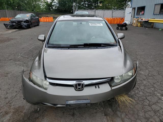 1HGFA15846L114863 - 2006 HONDA CIVIC EX GRAY photo 5