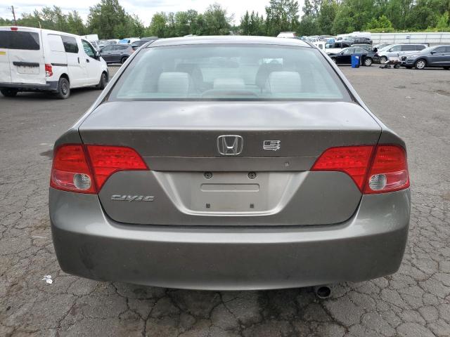 1HGFA15846L114863 - 2006 HONDA CIVIC EX GRAY photo 6
