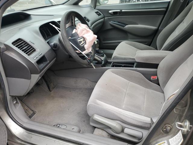 1HGFA15846L114863 - 2006 HONDA CIVIC EX GRAY photo 7