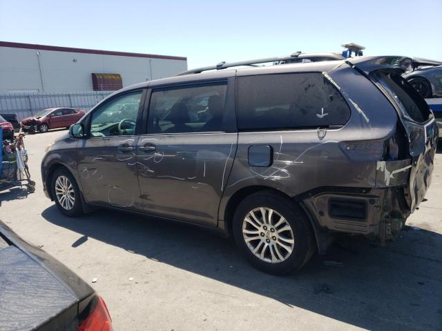 5TDYK3DC3BS062205 - 2011 TOYOTA SIENNA XLE GRAY photo 2