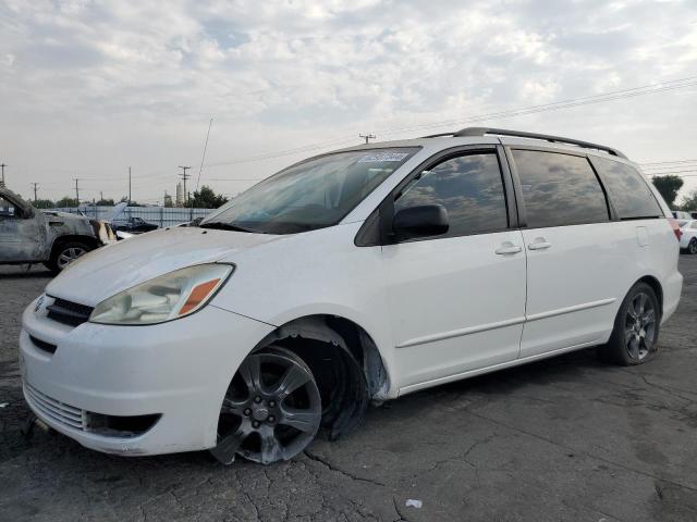 5TDZA23C95S221851 - 2005 TOYOTA SIENNA CE WHITE photo 1