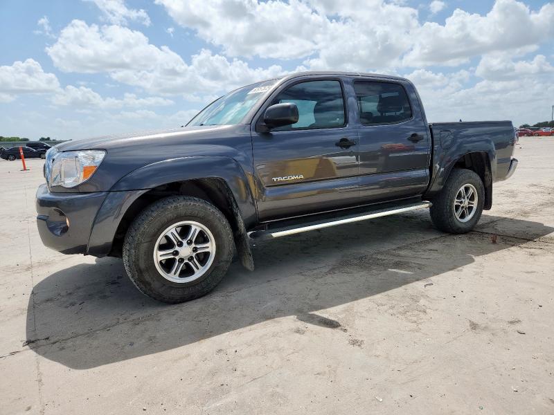 5TFJU4GN3BX002983 - 2011 TOYOTA TACOMA DOUBLE CAB PRERUNNER GRAY photo 1