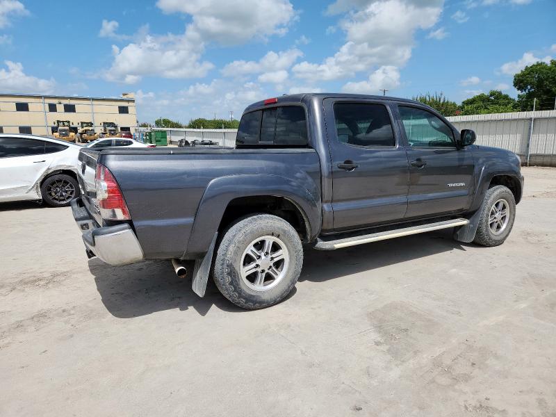 5TFJU4GN3BX002983 - 2011 TOYOTA TACOMA DOUBLE CAB PRERUNNER GRAY photo 3