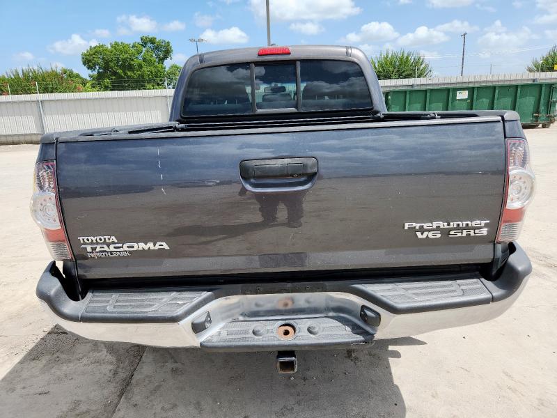 5TFJU4GN3BX002983 - 2011 TOYOTA TACOMA DOUBLE CAB PRERUNNER GRAY photo 6