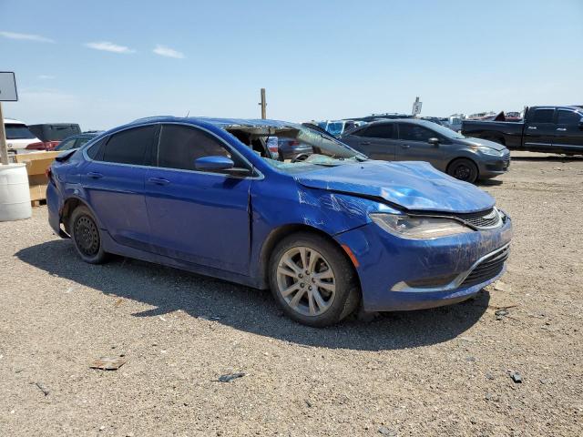 1C3CCCABXFN718158 - 2015 CHRYSLER 200 LIMITED BLUE photo 4