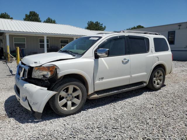 5N1BA08D08N617325 - 2008 NISSAN ARMADA SE WHITE photo 1