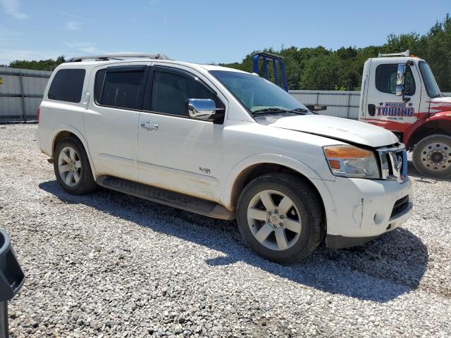 5N1BA08D08N617325 - 2008 NISSAN ARMADA SE WHITE photo 4