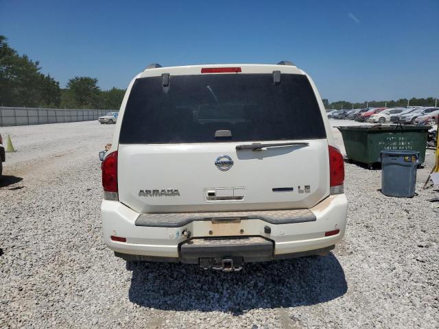 5N1BA08D08N617325 - 2008 NISSAN ARMADA SE WHITE photo 6