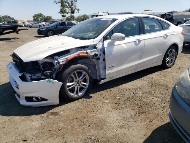 3FA6P0SU7GR316100 - 2016 FORD FUSION TITANIUM PHEV WHITE photo 1