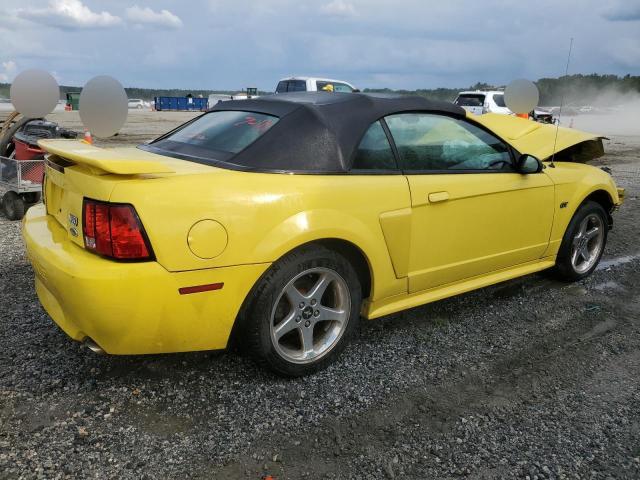 1FAFP45X93F413030 - 2003 FORD MUSTANG GT YELLOW photo 3