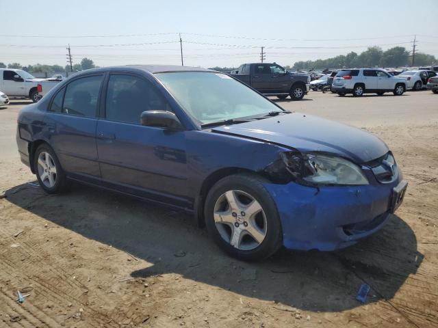 2HGES26774H587994 - 2004 HONDA CIVIC EX BLUE photo 4