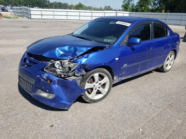 JM1BK323971624573 - 2007 MAZDA 3 S BLUE photo 1