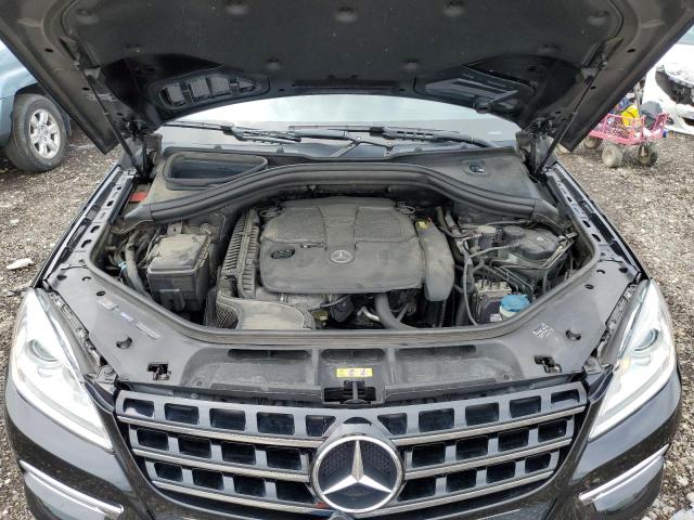 4JGDA5HB2CA043167 - 2012 MERCEDES-BENZ ML 350 4MATIC BLACK photo 12