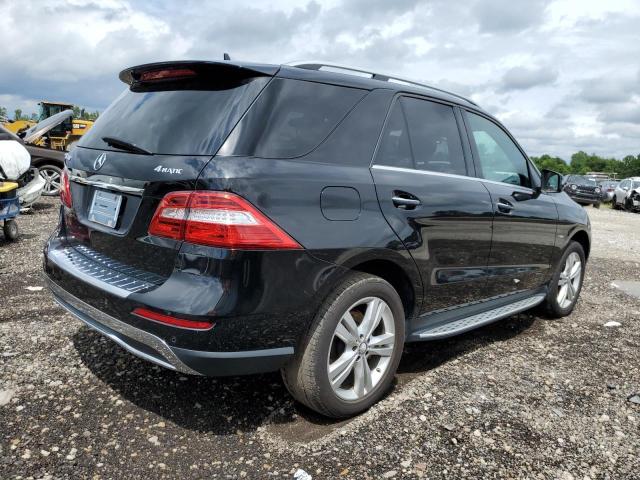 4JGDA5HB2CA043167 - 2012 MERCEDES-BENZ ML 350 4MATIC BLACK photo 3