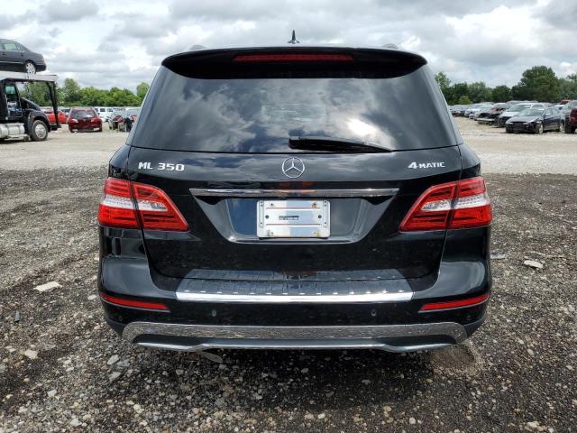 4JGDA5HB2CA043167 - 2012 MERCEDES-BENZ ML 350 4MATIC BLACK photo 6