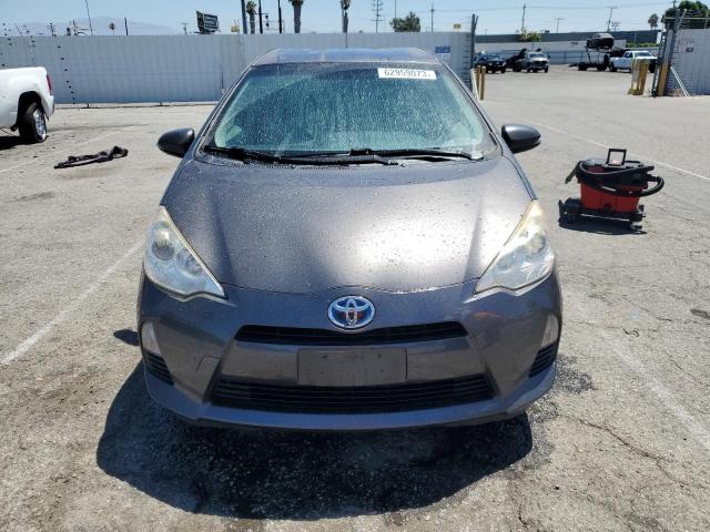 JTDKDTB35E1573838 - 2014 TOYOTA PRIUS C GRAY photo 5