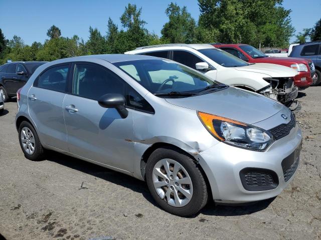 KNADM5A30D6192211 - 2013 KIA RIO LX SILVER photo 4