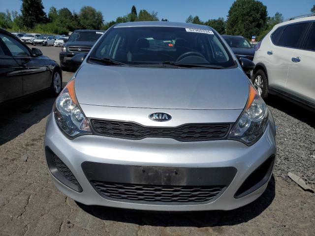 KNADM5A30D6192211 - 2013 KIA RIO LX SILVER photo 5