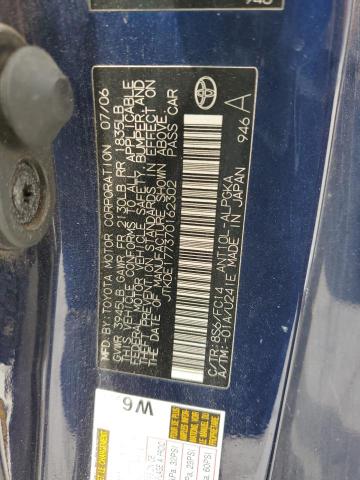 JTKDE177370162302 - 2007 TOYOTA SCION TC Mavi foto 13