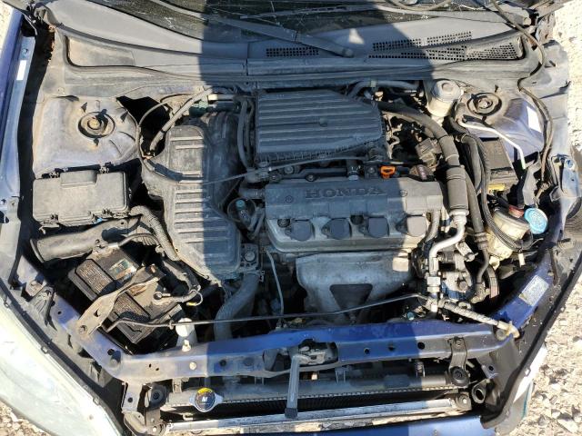 1HGES163X4L005672 - 2004 HONDA CIVIC DX VP Mavi foto 11