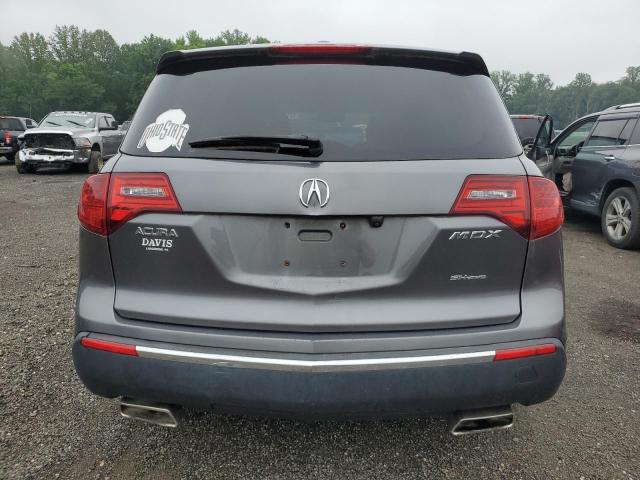 2HNYD2H61BH550229 - 2011 ACURA MDX TECHNOLOGY GRAY photo 6