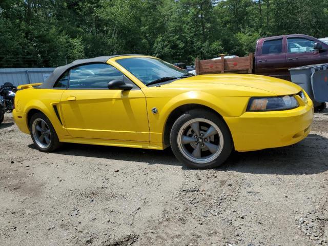 1FAFP44664F156113 - 2004 FORD MUSTANG YELLOW photo 4