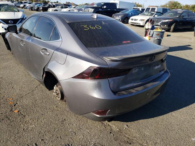 JTHBF1D20E5008312 - 2014 LEXUS IS 250 SILVER photo 3