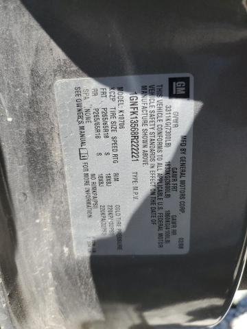 1GNFK13568R222221 - 2008 CHEVROLET TAHOE K1500 HYBRID GRAY photo 13