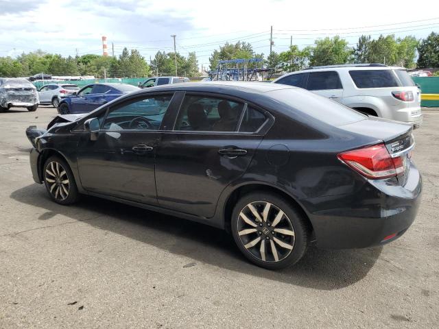 19XFB2F91FE075537 - 2015 HONDA CIVIC EXL BLACK photo 2