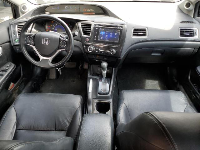 19XFB2F91FE075537 - 2015 HONDA CIVIC EXL BLACK photo 8