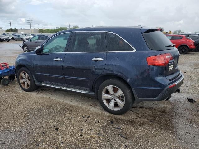 2HNYD2H6XBH533641 - 2011 ACURA MDX TECHNOLOGY BLUE photo 2