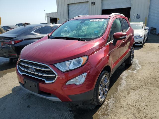 MAJ6S3KLXKC284094 - 2019 FORD ECOSPORT TITANIUM BURGUNDY photo 1