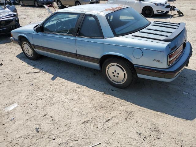 2G4WD14T4K1473279 - 1989 BUICK REGAL LIMITED BLUE photo 2