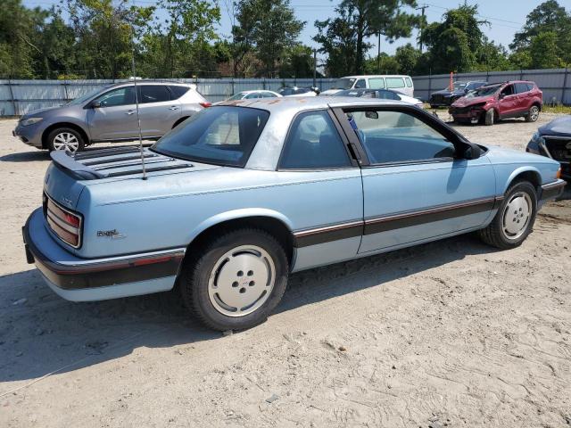 2G4WD14T4K1473279 - 1989 BUICK REGAL LIMITED BLUE photo 3