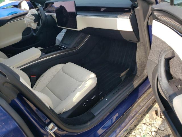 5YJSA1E66NF462189 - 2022 TESLA MODEL S ლურჯი ფოტო 8