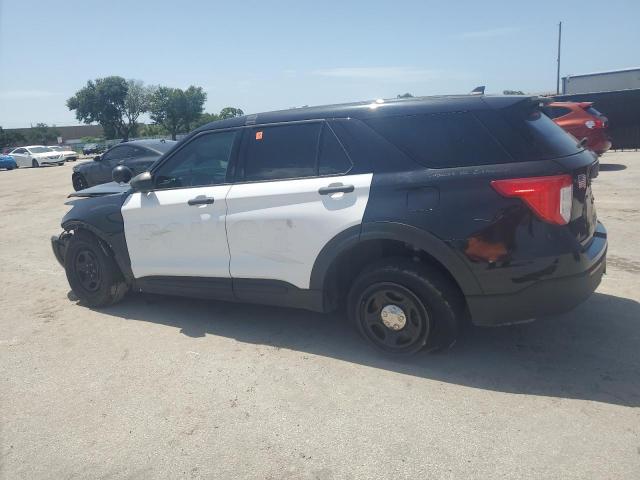 1FM5K8AB3NGB20688 - 2022 FORD EXPLORER POLICE INTERCEPTOR BLACK photo 2