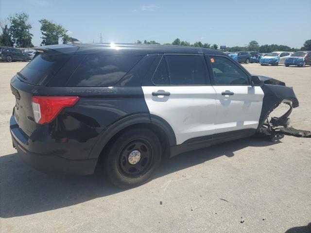 1FM5K8AB3NGB20688 - 2022 FORD EXPLORER POLICE INTERCEPTOR BLACK photo 3
