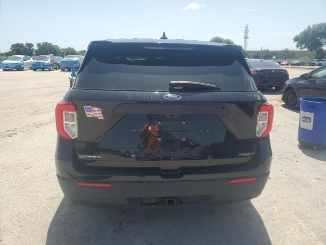 1FM5K8AB3NGB20688 - 2022 FORD EXPLORER POLICE INTERCEPTOR BLACK photo 6