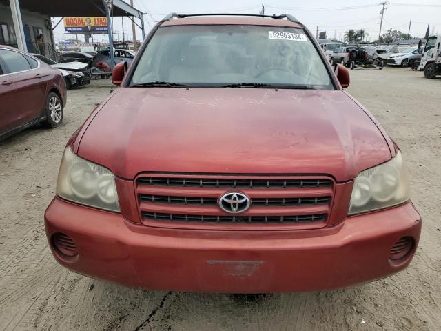 JTEGF21A620031171 - 2002 TOYOTA HIGHLANDER LIMITED BURGUNDY photo 5