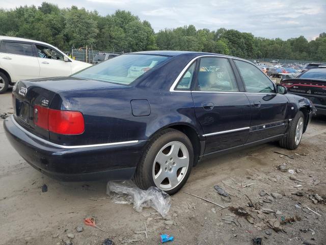 WAUFL54D2YN002453 - 2000 AUDI A8 QUATTRO BLUE photo 3