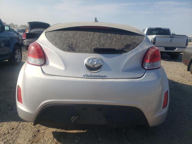 KMHTC6AD8HU311930 - 2017 HYUNDAI VELOSTER SILVER photo 6