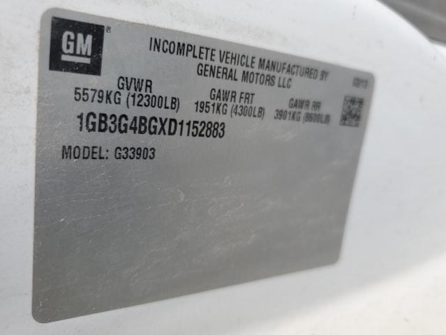 1GB3G4BGXD1152883 - 2013 CHEVROLET EXPRESS G3 白色 照片 11