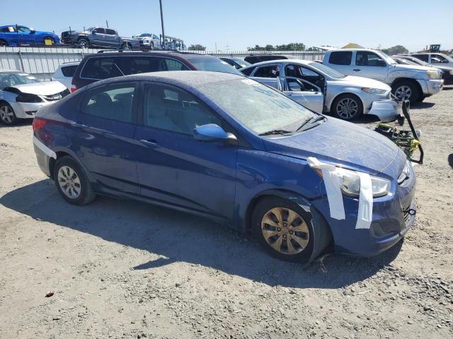 KMHCT4AE0FU918060 - 2015 HYUNDAI ACCENT GLS BLUE photo 4