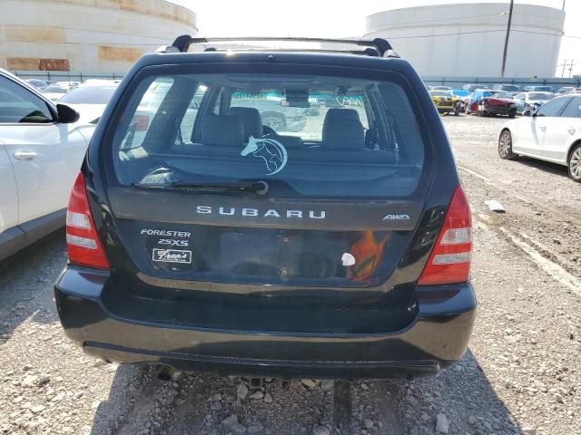 JF1SG65694H722469 - 2004 SUBARU FORESTER 2.5XS BLACK photo 6