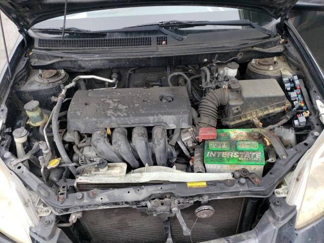 2T1KR32E67C679846 - 2007 TOYOTA COROLLA MA XR BLACK photo 11