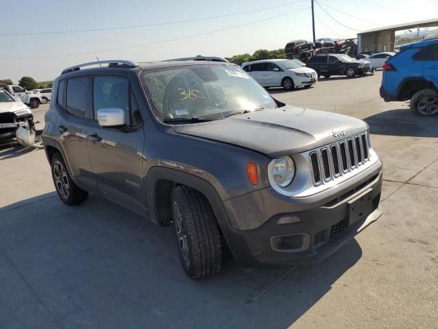 ZACCJADT4GPD01590 - 2016 JEEP RENEGADE LIMITED GRAY photo 4